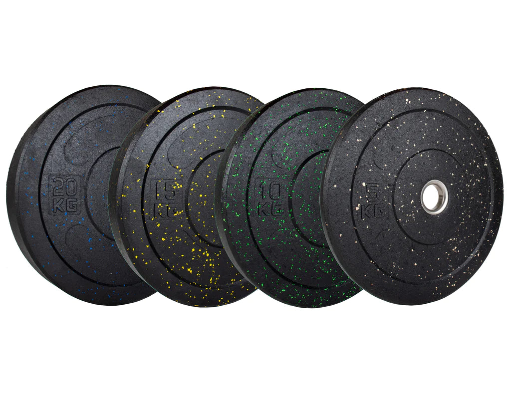 Crumb Speckled Bumper Plates