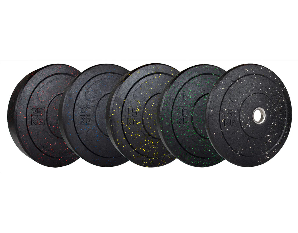 Crumb Speckled Bumper Plates