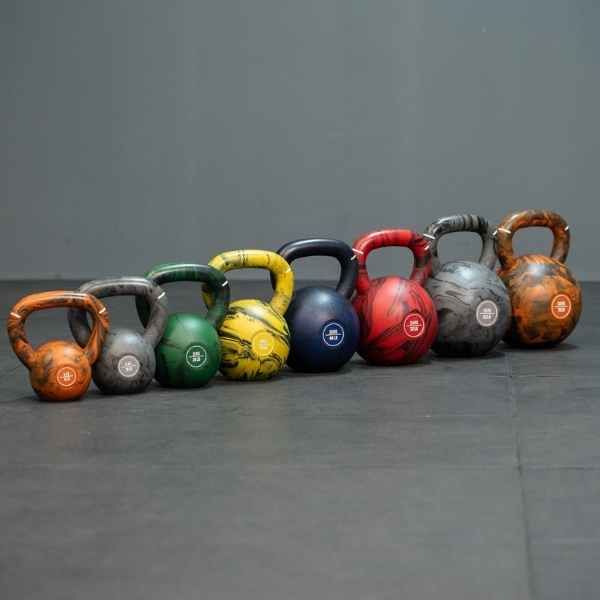 Camouflage Rubber Kettlebells