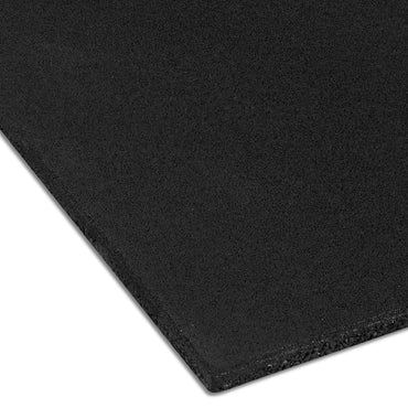 1m x 1m 15mm Black Gym Flooring