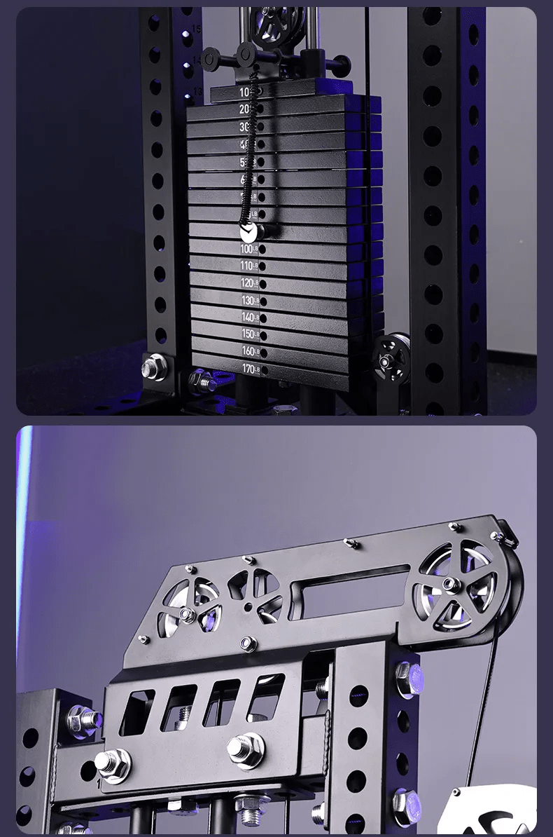 Weight Stack Loaded Cable Tower - BlackBear Fitness