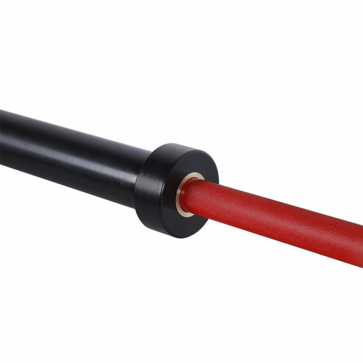 7ft 20kg Red & Black Olympic Barbell - BlackBear Fitness