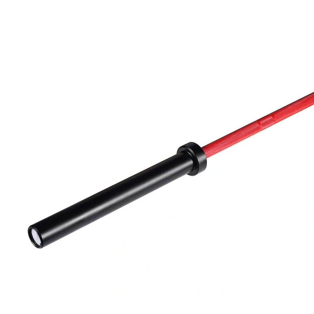 7ft 20kg Red & Black Olympic Barbell - BlackBear Fitness