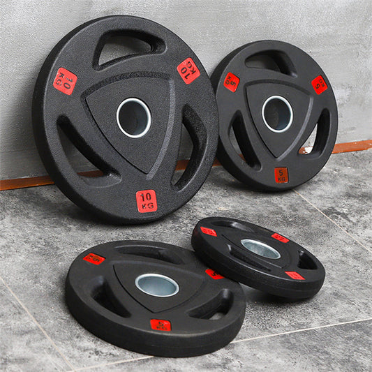 Rubber Tri Grip Weight Plates