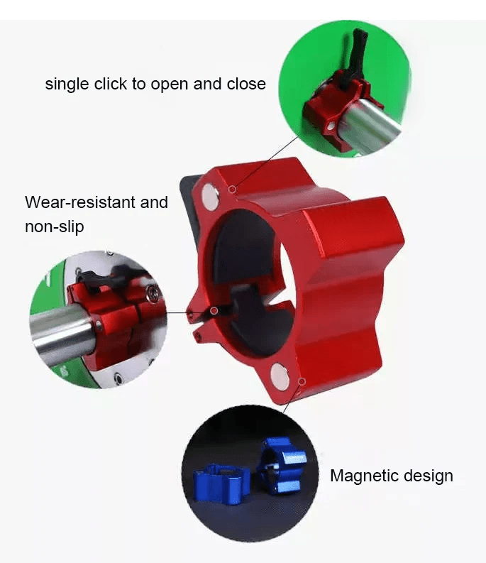 Aluminium Magnetic Collars - BlackBear Fitness
