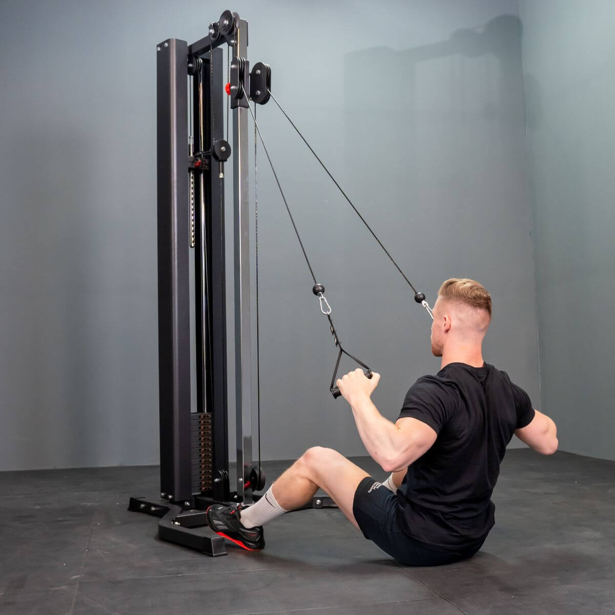 Workout machine online pulleys