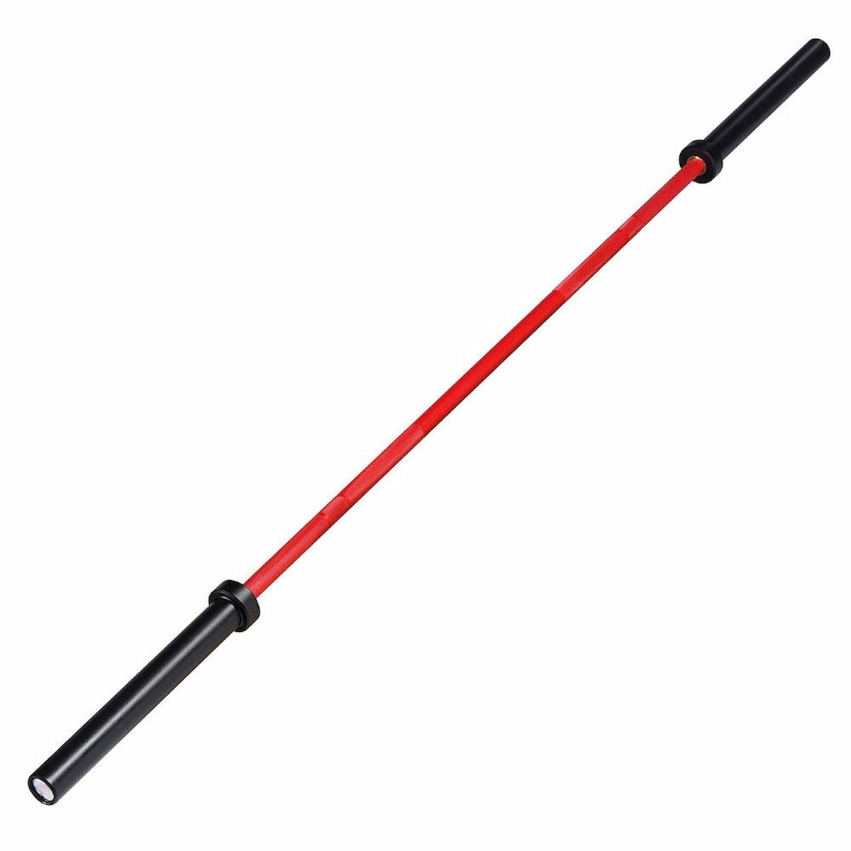 7ft 20kg Red & Black Olympic Barbell - BlackBear Fitness