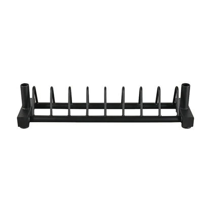 Horizontal Plate Rack & Barbell Stand - BlackBear Fitness