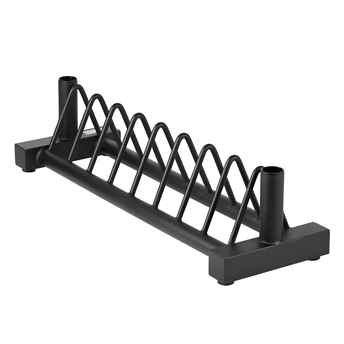 Horizontal Plate Rack & Barbell Stand - BlackBear Fitness