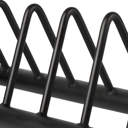 Horizontal Plate Rack & Barbell Stand - BlackBear Fitness