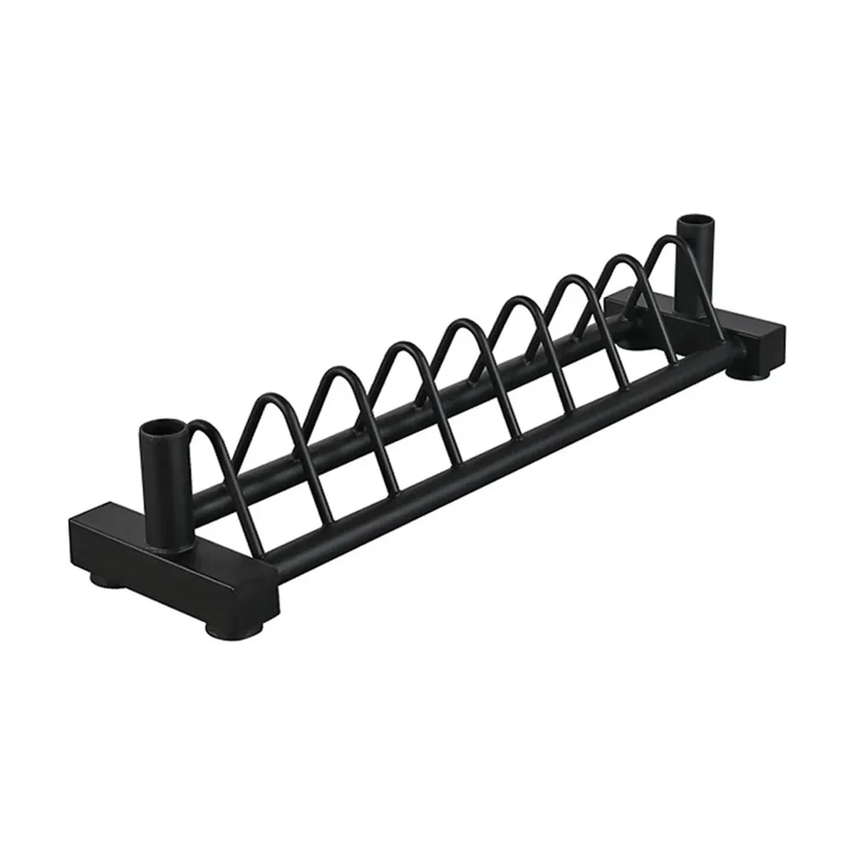 Horizontal Plate Rack & Barbell Stand - BlackBear Fitness