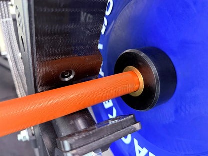 6ft 15kg Orange & Black Olympic Barbell - BlackBear Fitness