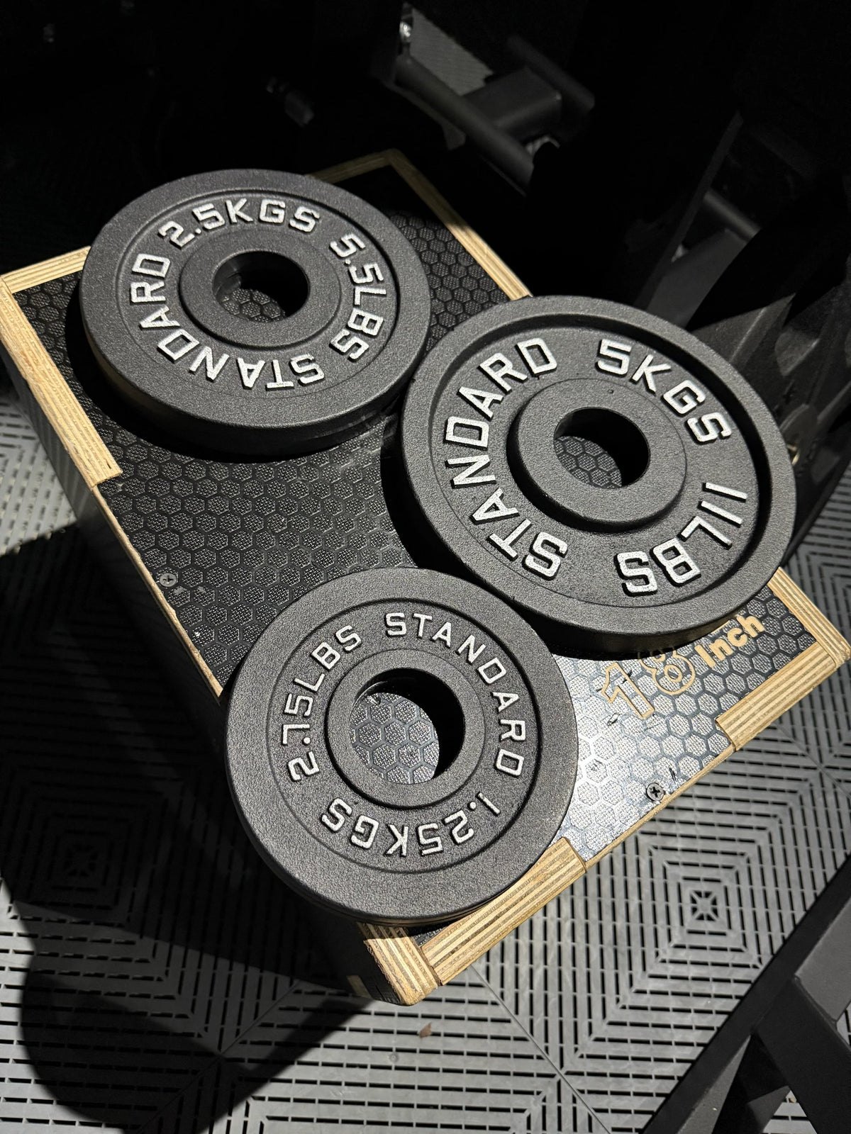 Black Iron Weight Plates