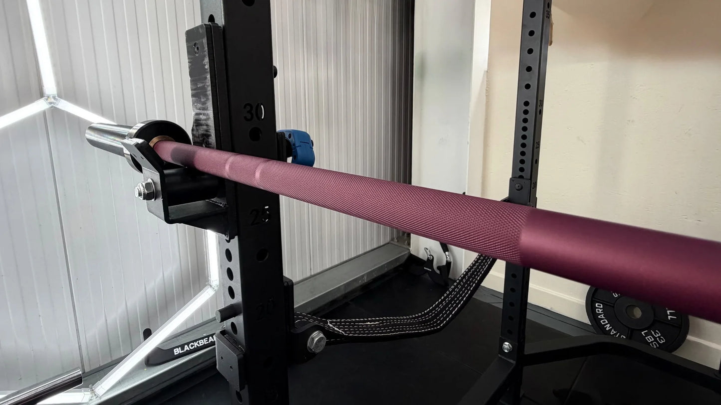 6ft 15kg Purple & Black Olympic Barbell - BlackBear Fitness