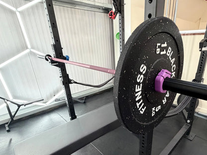 6ft 15kg Purple & Black Olympic Barbell - BlackBear Fitness
