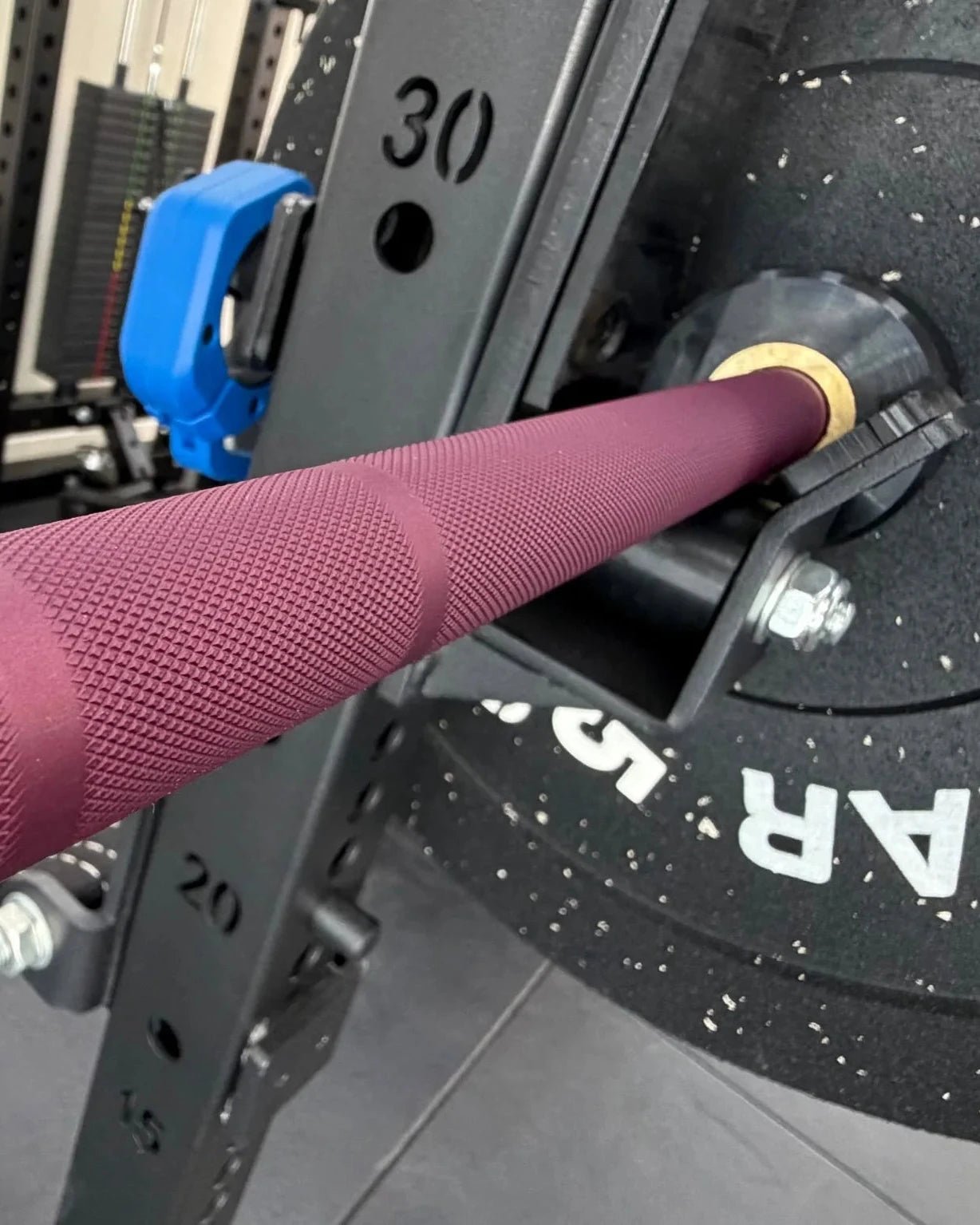 6ft 15kg Purple & Black Olympic Barbell - BlackBear Fitness