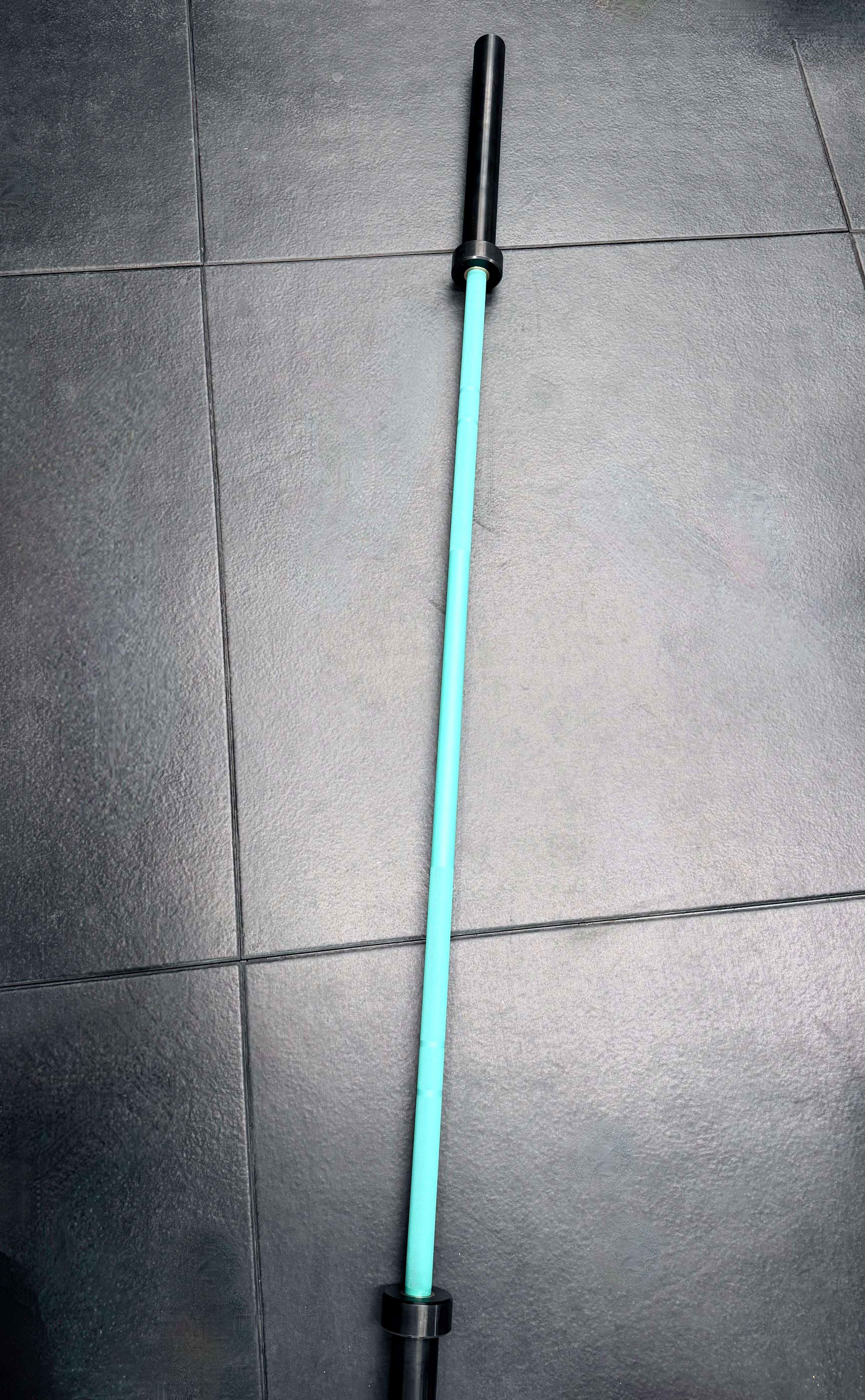 7ft 20kg Teal & Black Olympic Barbell