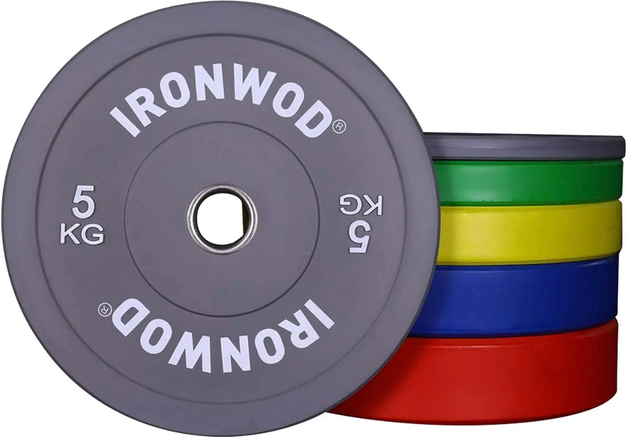 IronWod Coloured Olympic Bumper Plates