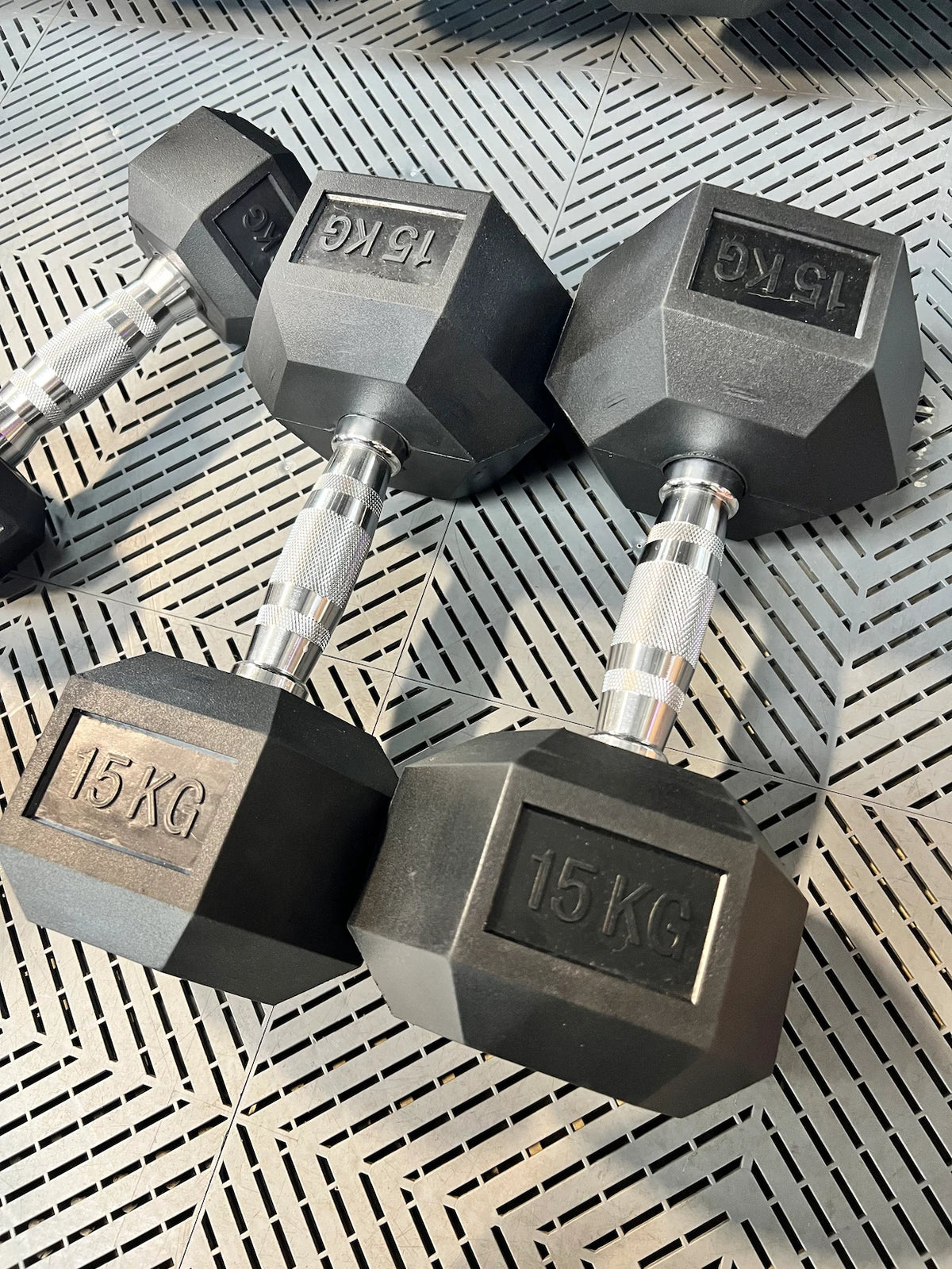 2.5kg-30kg Hex Dumbbell Package + Stand (12 Pairs)