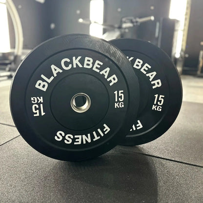 Black Bumper Plates - BlackBear Fitness