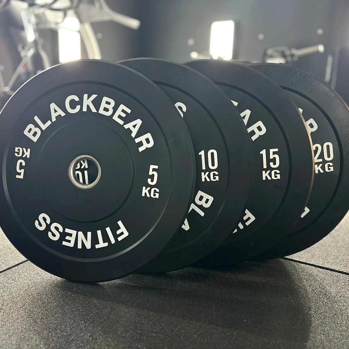 Black Bumper Plates - BlackBear Fitness