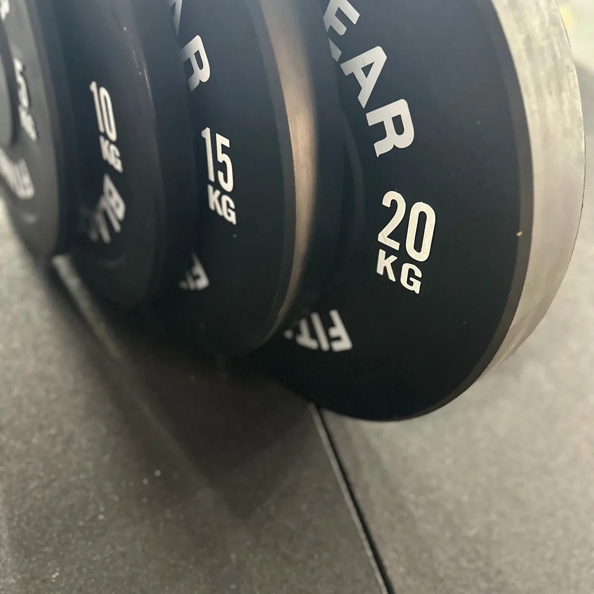Black Bumper Plates - BlackBear Fitness