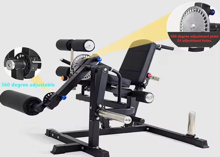 Leg Extension & Curl Machine 2.0 (2 in 1) - BlackBear Fitness