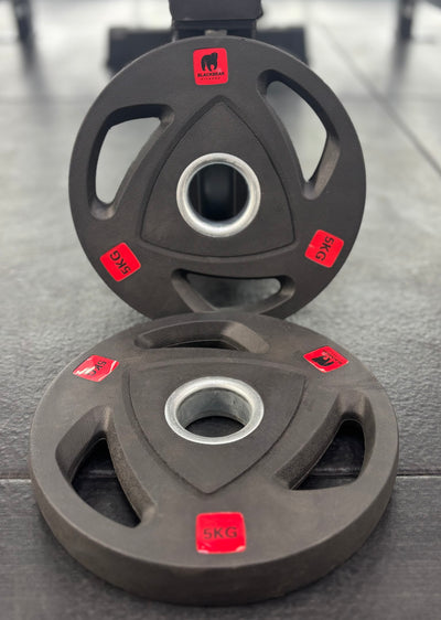 Rubber Tri Grip Weight Plates