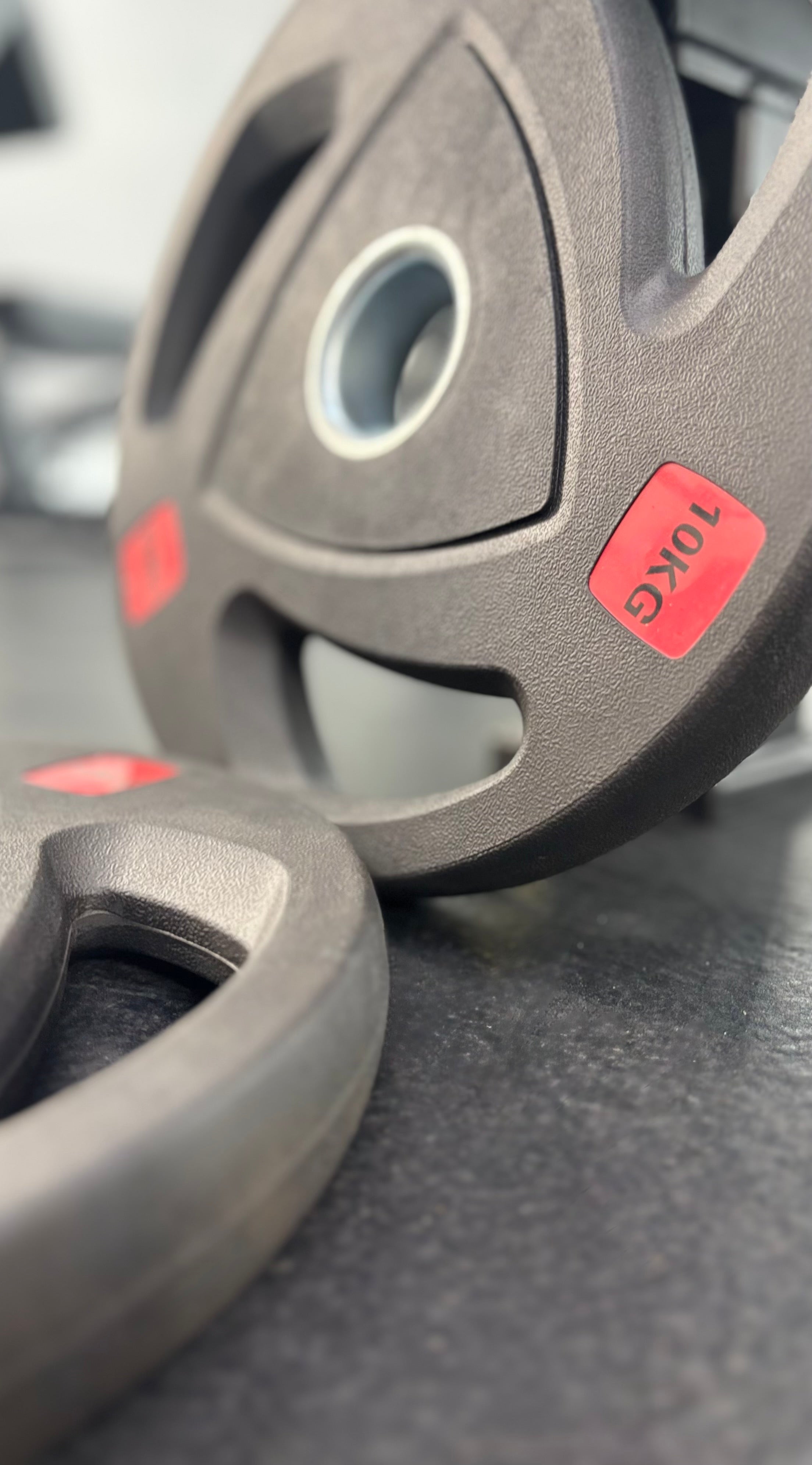 Rubber Tri Grip Weight Plates
