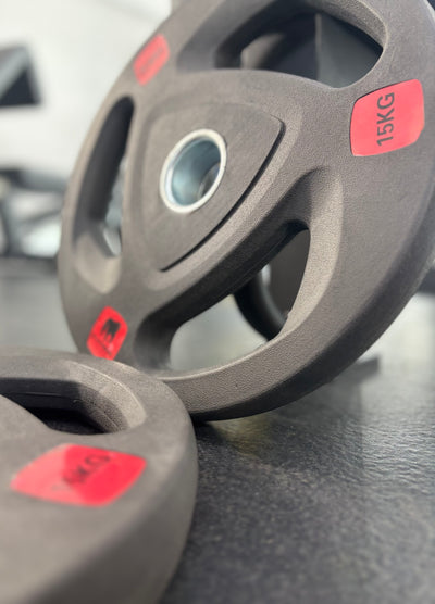 Rubber Tri Grip Weight Plates