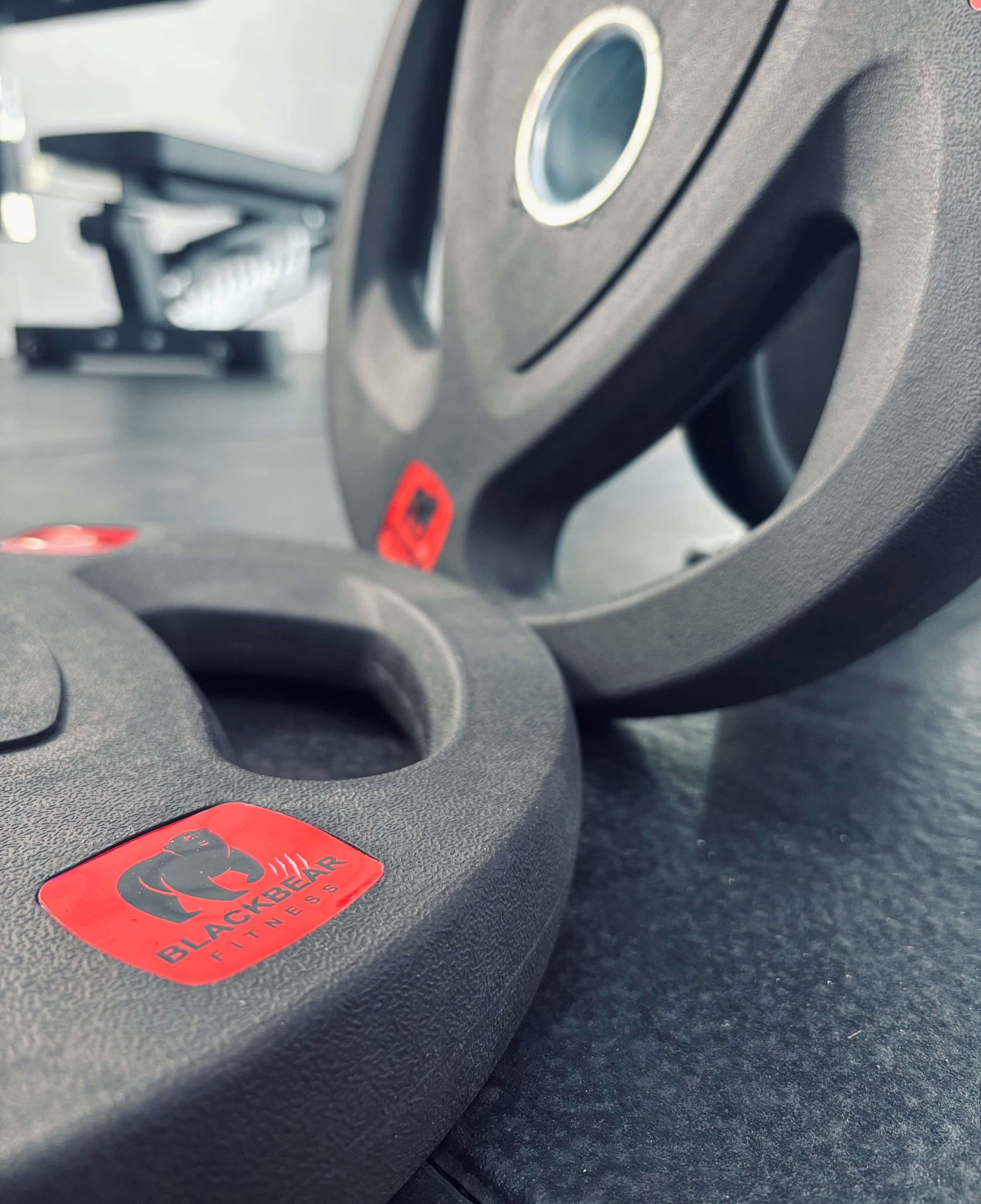 Rubber Tri Grip Weight Plates