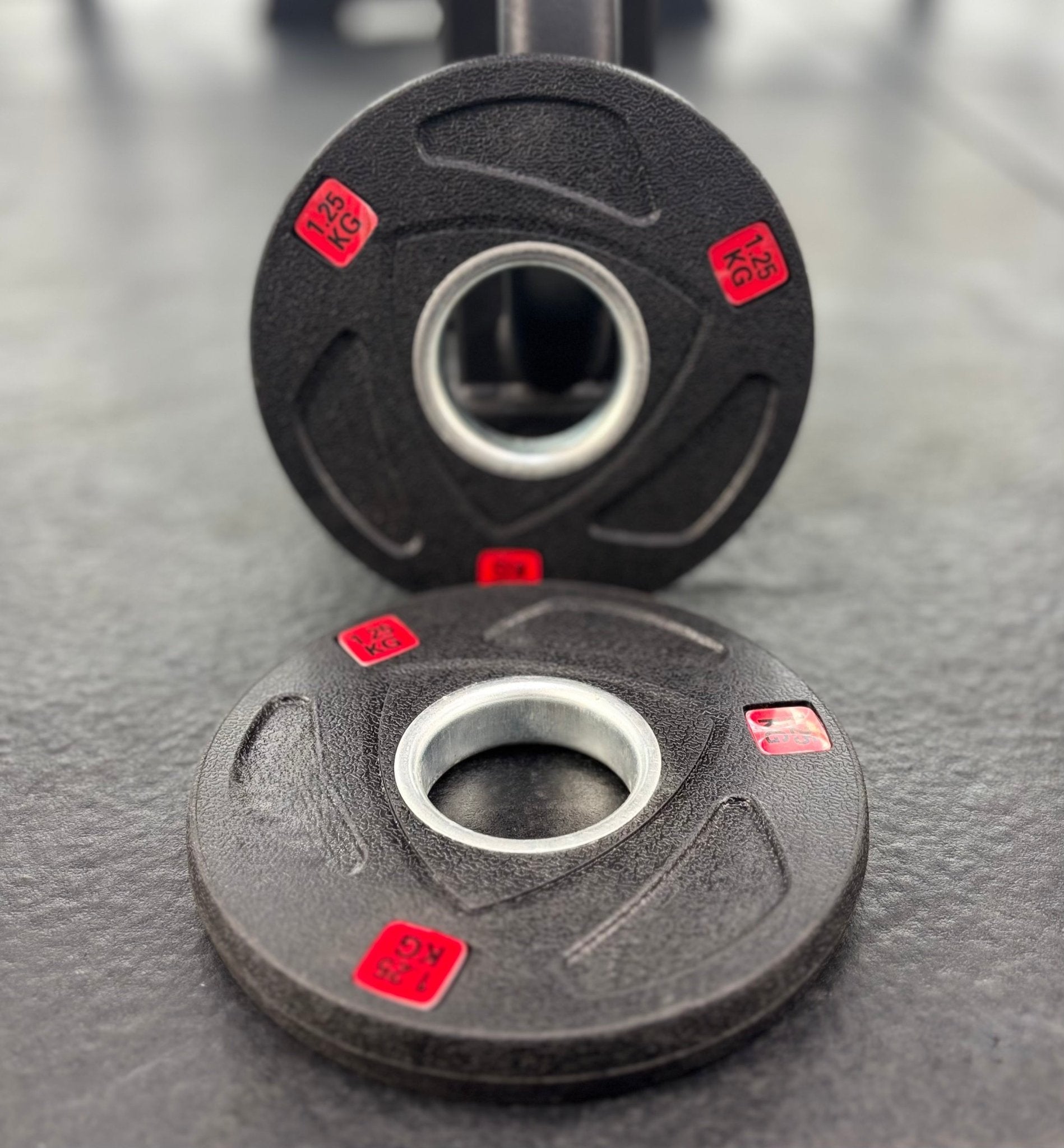 Rubber Tri Grip Weight Plates - BlackBear Fitness