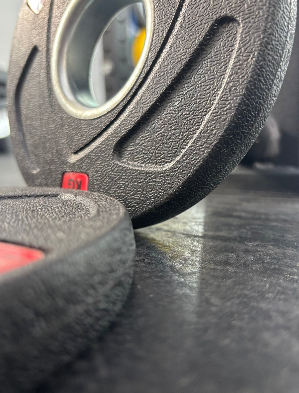 Rubber Tri Grip Weight Plates - BlackBear Fitness