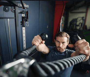 Dual Tricep Rope - Cable Attachment - BlackBear Fitness