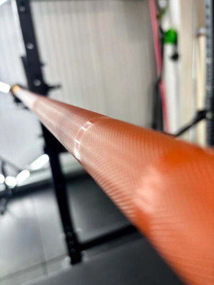 6ft 15kg Orange & Black Olympic Barbell - BlackBear Fitness