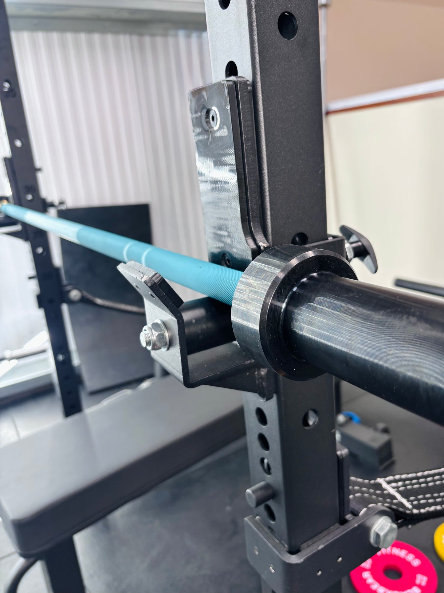 6ft 15kg Teal & Black Olympic Barbell