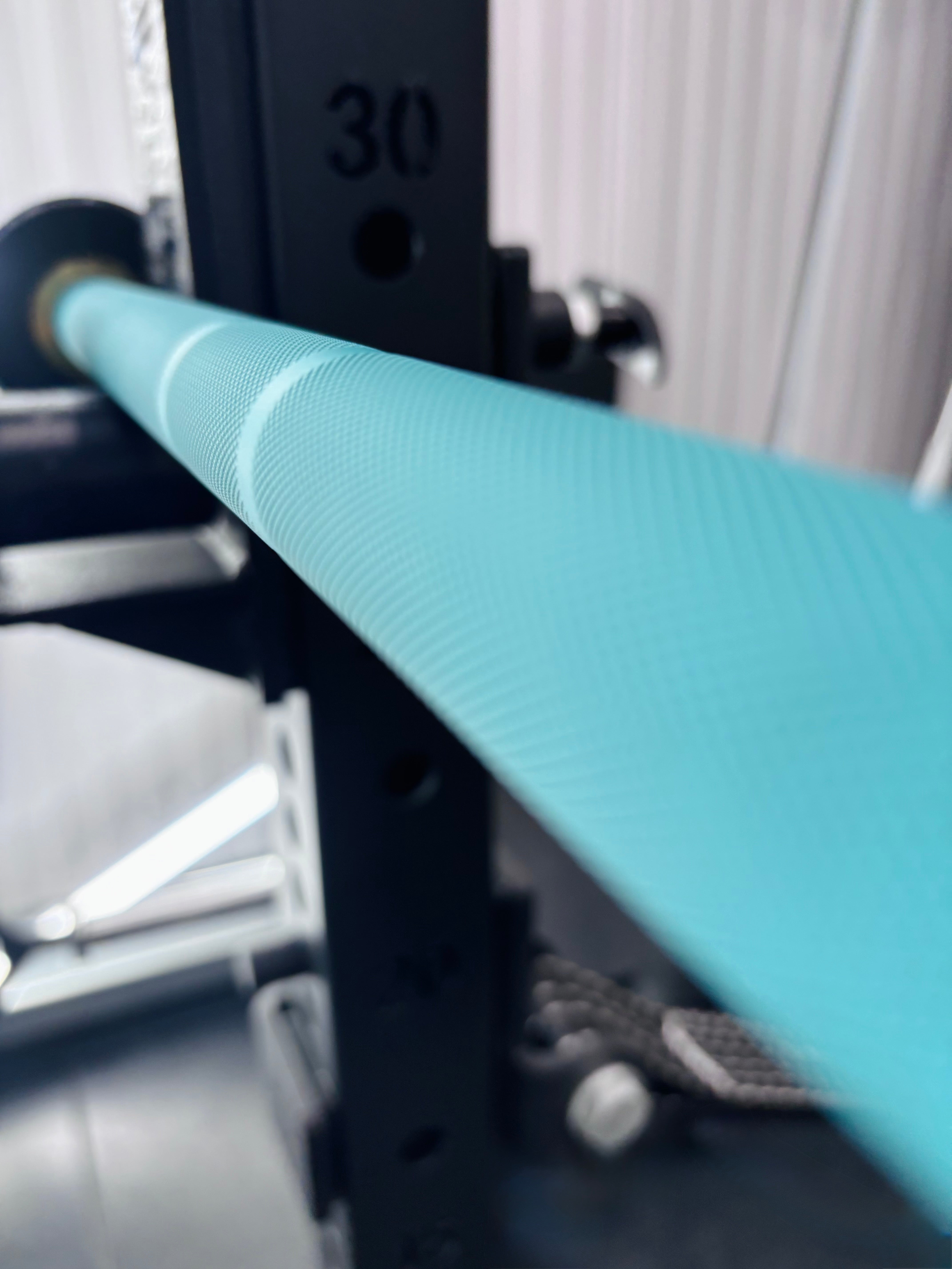 6ft 15kg Teal & Black Olympic Barbell