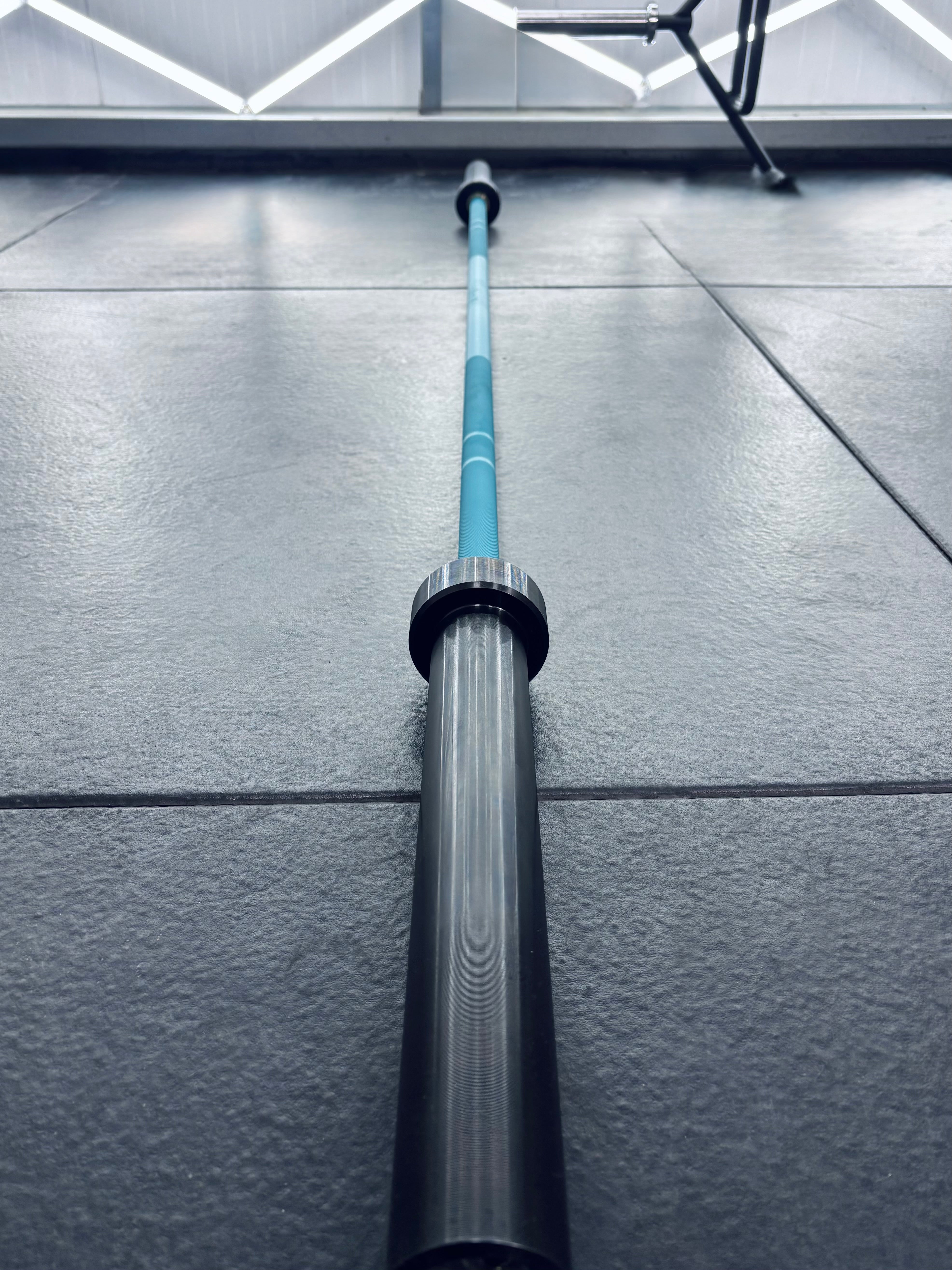 6ft 15kg Teal & Black Olympic Barbell