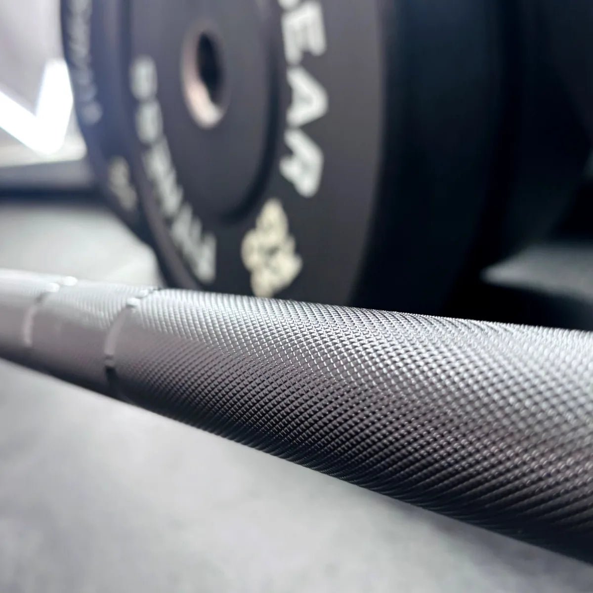 7ft 20kg Bar and 100kg Bumper Plate Package 1 - BlackBear Fitness