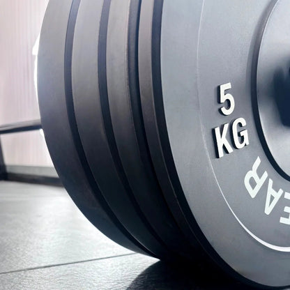 7ft 20kg Bar and 100kg Bumper Plate Package 1 - BlackBear Fitness