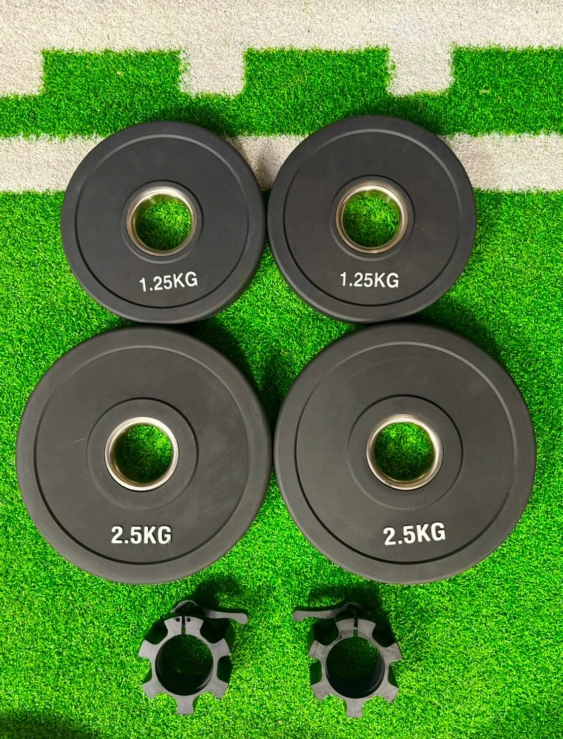 Ez Curl Barbell Package - Plates & Collars
