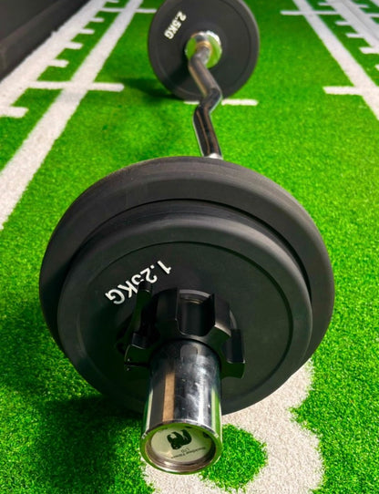Ez Curl Barbell Package - Plates & Collars