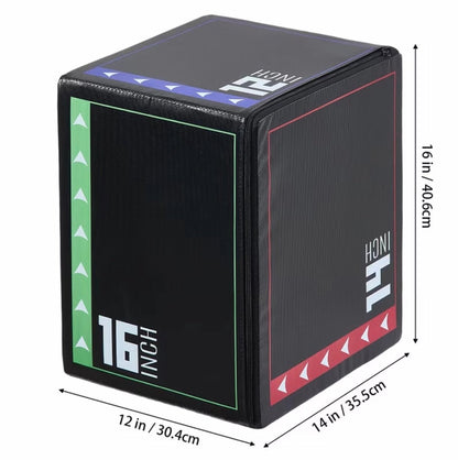 12'x 14' x 16' Soft Plyo Box - BlackBear Fitness