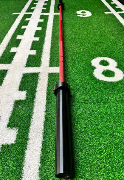 6ft 15kg Red & Black Olympic Barbell - BlackBear Fitness