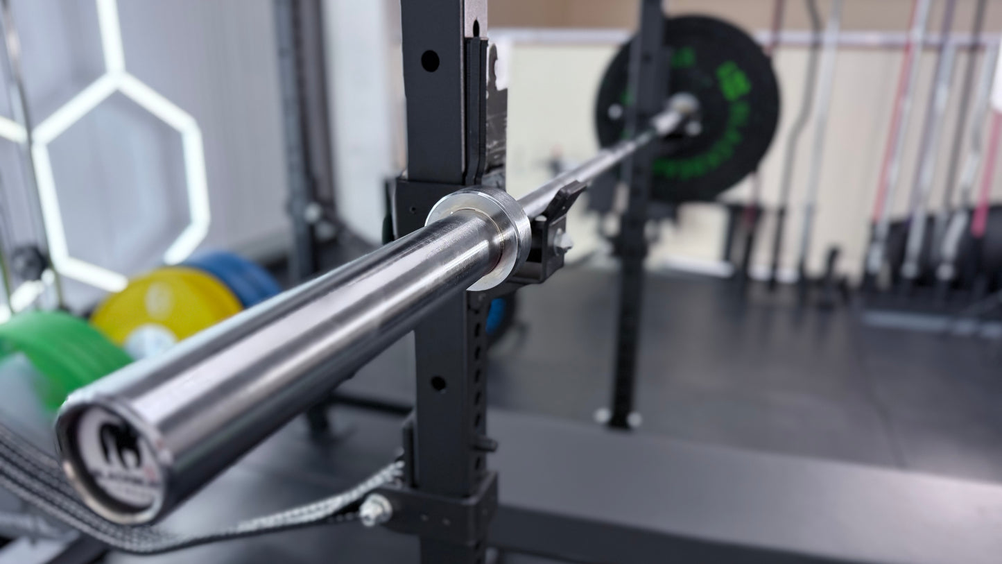 6ft International Chrome Olympic Barbell