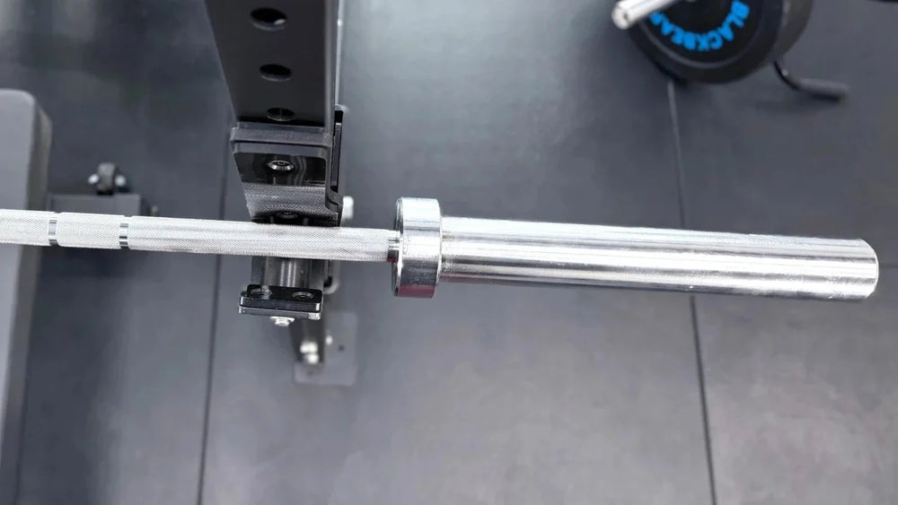 6ft International Chrome Olympic Barbell - BlackBear Fitness