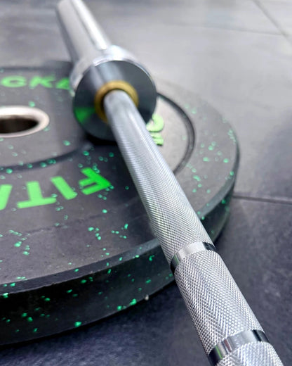 6ft International Chrome Olympic Barbell - BlackBear Fitness
