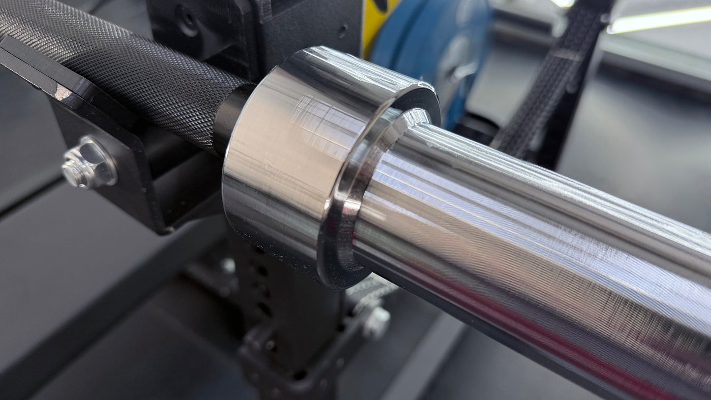 6ft / 7ft Black & Chrome Olympic Barbells