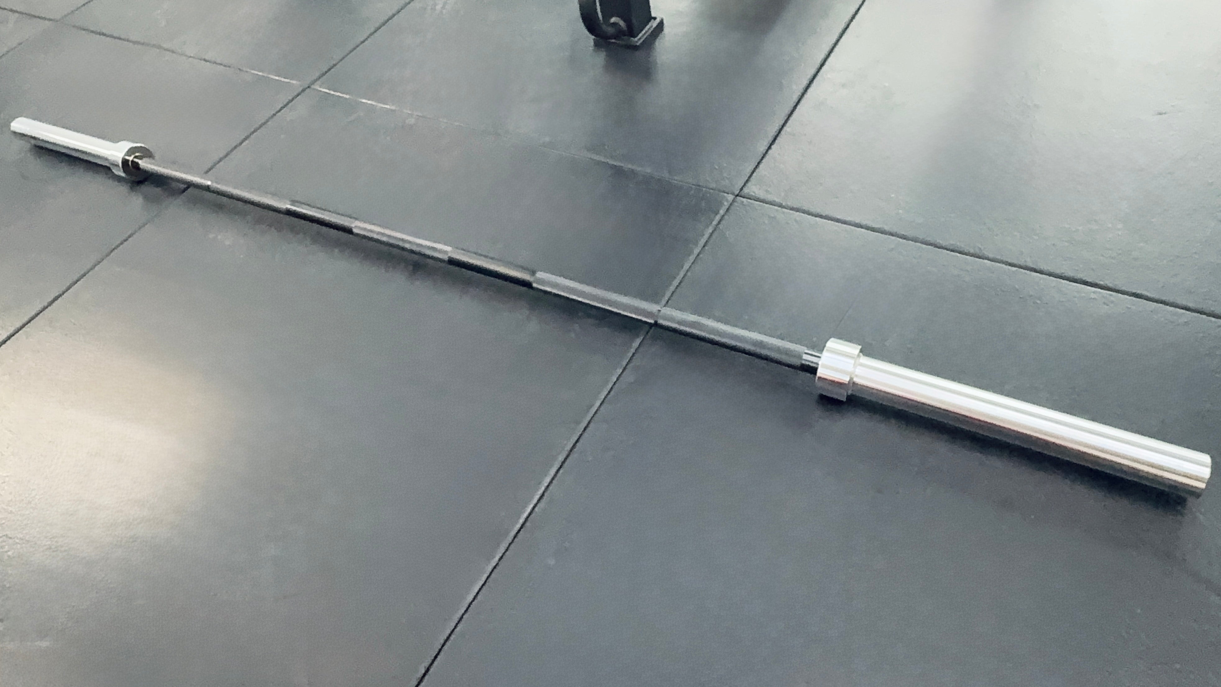 6ft / 7ft Black & Chrome Olympic Barbells