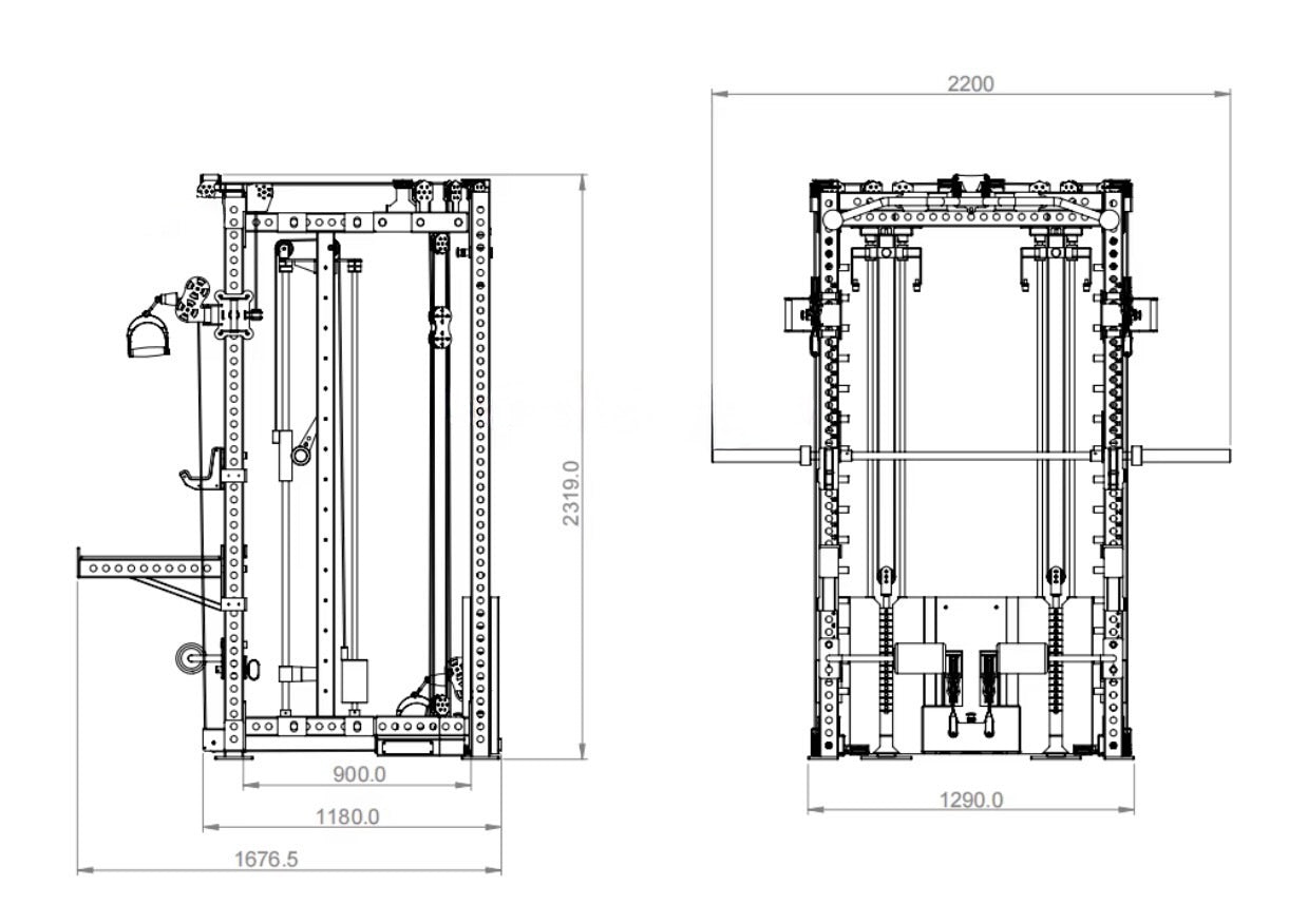 Apex 4000 Series Multi Functional Smith Machine / DAP